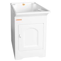 Tanque para Lavanderia Lavar Roupas Calçados Pequeno 22L Branco Com Gabinete Stilofibra Tanquinho Tanque para Lavanderia Lavar Roupas Calçados Pequeno 22L Branco Com Gabinete Stilofibra Tanquinho