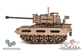 Tanque pequeno - quebra cabeças 3d mecânico - darama