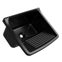 Tanque Plástico 40 Litros Preto - Resistente Químicos - Anti Uv - Válvula 1 1-4 - Astra