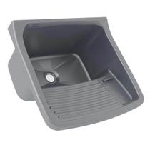 Tanque Plástico Para Lavar Roupa 22 Litros Prata - Tq0-scpra - Astra
