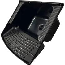 Tanque Plástico Preto 52 x 48 x 32cm, 28 Litros com Válvula Acoplada Brasipla
