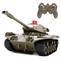 Tanque RC BEAURE M41A3 American Army Battle com luzes e sons