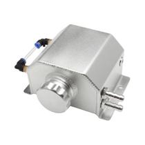 Tanque Reservatório Universal De Alumínio Para Captura De Óleo 1L/2L Com Válvula De Drenagem E