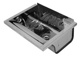 Tanque Reto 63x47,5x26 6mm Parede Alto Brilho 017049CH