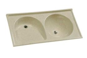 Tanque Rorato Sintetico Duplo 35lt 110 X 55cm Travertino