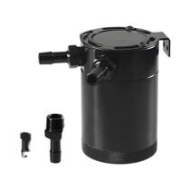 Tanque Separador Universal De Alumínio Para Captura De Óleo Com 2 Portas E Válvula De Drenagem