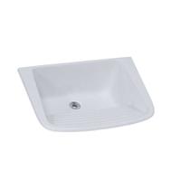 Tanque Simples Marmore Sintetico 60 X 46cm Gelo - Rorato