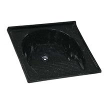 Tanque Simples Sintético Granitado 61 X 61cm Preto - Rorato