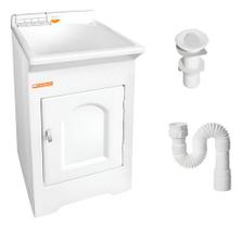 Tanque Stilofibras 20l Frontal + Kit Instalação - BRANCO