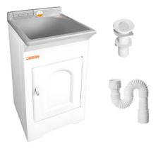 Tanque Stilofibras 20l Frontal + Kit Instalação - CINZA