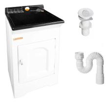 Tanque Stilofibras 20l Frontal + Kit Instalação - PRETO