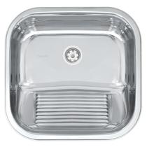 Tanque Tramontina Hera 25 L em Aço Inox Polido 40 x 40 cm com Válvula Tanque Tramontina Hera 25 L em Aço Inox Polido 40 x 40 cm com Válvula