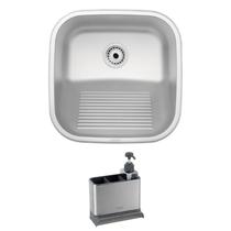 Tanque Tramontina Hera 25L Acetinado 40x40 + Organizador