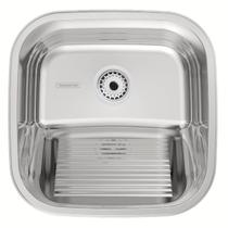 Tanque Tramontina Hera 25L Inox Polido 40x40cm Lavanderia Tanque Tramontina Hera 25L Inox Polido 40x40cm Lavanderia