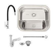 Tanque Tramontina Hera 50X40 94400407 Inox Polido + Torneira Lorenzetti Lorenflex 1177 B27 Tanque Tramontina Hera 50X40 94400407 Inox Polido + Torneira Lorenzetti Lorenflex 1177 B27