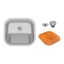 Tanque Tramontina Hera Compact 19 40x35 94404117 Aço Inox Escovado