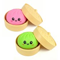 Tansix 2 Peças de Squishies de Bolinho com Glitter para Alívio do Estresse