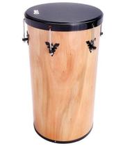 Tantam Madeira Envernizada Pele Com Napa