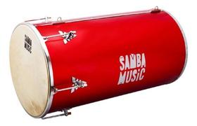 Tantam Samba Music Madeira Pele Animal 70x14 Vermelho