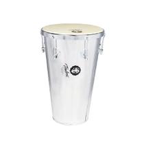 Tantan Timbra 12"x 50cm Cônico Alumínio Com Pele Animal - 8254