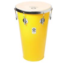 Tantan timbra conico 12x50cm amarelo c/aro cromado pele animal 6af