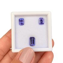 Tanzanita Baguete Retangular SET 4,91ct Tanzanita Baguete Retangular SET 4,91ct