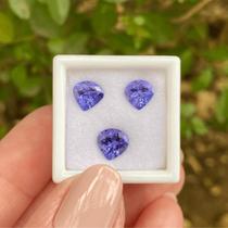Tanzanita Gota 7x7mm SET 3,47ct Tanzanita Gota 7x7mm SET 3,47ct