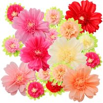 TaoBary, 24 peças de papel de seda, flores, 50 cm, Giant Fiesta Decor TaoBary, 24 peças de papel de seda, flores, 50 cm, Giant Fiesta Decor