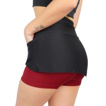 Tapa Bumbum Saia Slin Fitness Praia Casual Academia