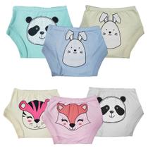 Tapa Fralda Bebê Estampado Bichinhos 100% Algodão Enxoval - Koala Baby