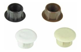 Tapa Furo 10mm 500 Cinza 500 Branco