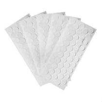 Tapa Furo Adesivo PVC Branco Tx 13mm Cartela c/50unid Eb3