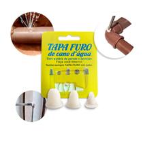 Tapa Furo Com Rosca Reparo Para Cano De Agua PVC Furado 5 Unidades