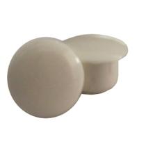 Tapa Furo Ct 10 Peças, Branco, 8mm