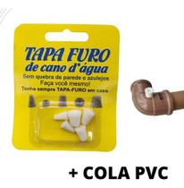 Tapa Furo De Tubo De Água Com Cola Envio Rápido