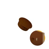 Tapa Furo Interno 12 Mm Marrom 100 Unidades