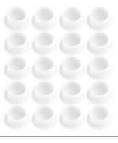 Tapa Furo Para MÃ³veis 8mm 4000 Unidades Branco