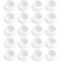 Tapa Furo Para Móveis 10mm Kit Com 100 Unidades Branco(1316)