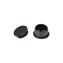 Tapa Furo Plástico Para Furo 8mm Preto Pct C/ 100 Un