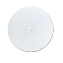Tapa Furo Redondo 14cm 1 Furo Central Branco