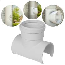 Tapa Furo Tee Esgoto Derivação Liga Fácil PVC Estrela