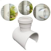 Tapa Furo Tee Esgoto Derivação Liga Fácil PVC Estrela