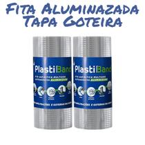 Tapa Goteira Fita Autoadesiva aluminizada 15cm x 10m