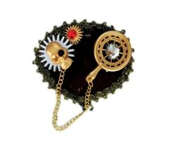 Tapa Olho Luxo Pirata Steampunk Festas Tapa Olho Luxo Pirata Steampunk Festas