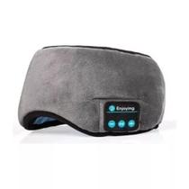 Tapa Olho Máscara Dormir Fone De Ouvido Bluetooth PRETO