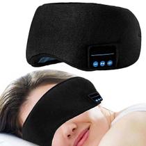 Tapa Olho Máscara Dormir Fone De Ouvido Bluetooth Recarregavel USB Toca Musicas