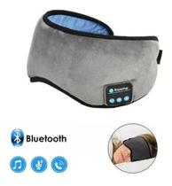 Tapa Olho Máscara Dormir Fone Ouvido Bluetooth Confortável
