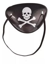 Tapa Olho Pirata Elástico Com Poliester Acessório Fantasia Tapa Olho Pirata Elástico Com Poliester Acessório Fantasia