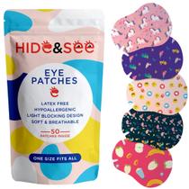 Tapa-olhos HIDE&SEE para crianças para cuidados com a pele, ambliopia, pacote com 50 Tapa-olhos HIDE&SEE para crianças para cuidados com a pele, ambliopia, pacote com 50