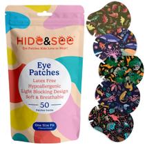 Tapa-olhos HIDE&SEE Speckles Kids (pacote selvagem) Ambliopia, pacote com 50 unidades